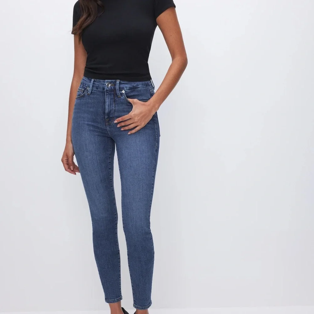 Good Legs Skinny Cropped Jeans by Good American - Picture 5 of 6